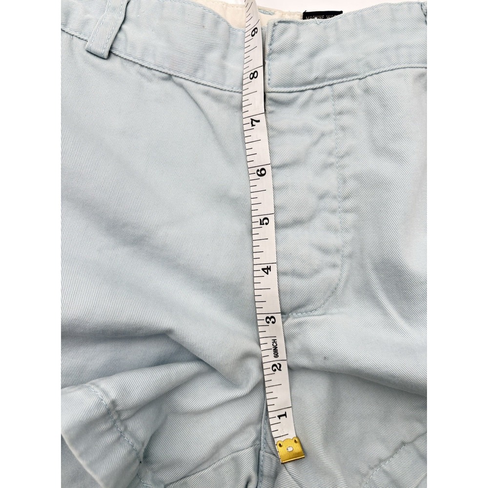American Eagle Pastel Blue Chino Shorts Coastal Preppy Cottagecore Size‎ 4 - Picture 7 of 7